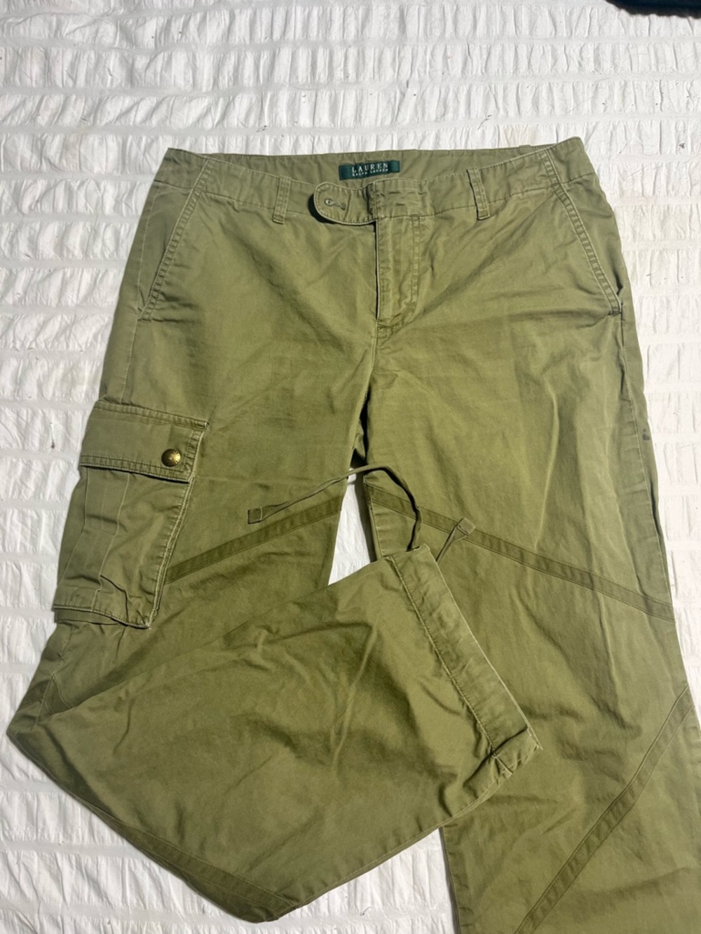 Ralph Lauren Olive Green Men's Cargo Pants